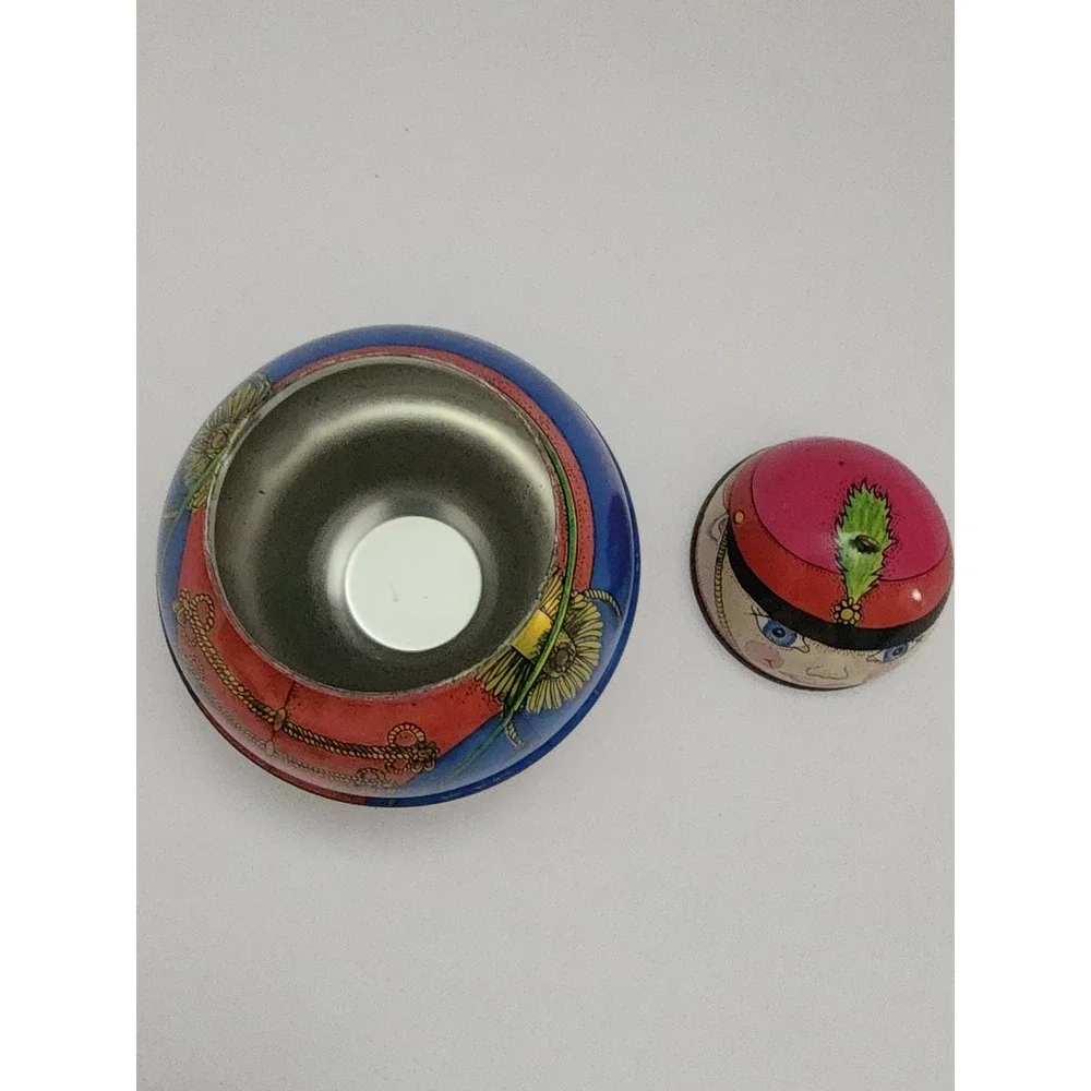 Ornament 1991 Hallmark Tin Solider Round‎ Vintage Christmas